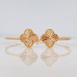 Pulso Aro Trebol 6.75g / 17cm / 2mm Oro Rosa 18K