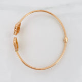Pulso Aro Trebol 6.75g / 17cm / 2mm Oro Rosa 18K