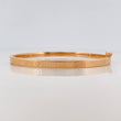 Pulso Aro Tornillo 6.4g / 17cm / 4mm Oro Rosa 18K