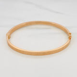 Pulso Aro Tornillo 6.4g / 17cm / 4mm Oro Rosa 18K