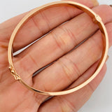 Pulso Aro Tornillo 6.4g / 17cm / 4mm Oro Rosa 18K