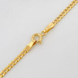 Cadena Cubana 3.8g / 60cm / 2.3mm Oro Amarillo 18K