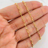 Cadena Escalera Volga 3.55g / 60cm / 2.4mm Oro Amarillo 18K