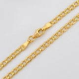 Pulso Cubano 2.45g / 20cm / 3.2mm Oro Amarillo 18K