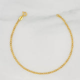 Pulso Aro Seguido 0.8g / 19cm / 2.3mm Oro Amarillo 18K