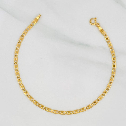 Pulso Escalera 1.35g / 20cm / 2.6mm Oro Amarillo 18K