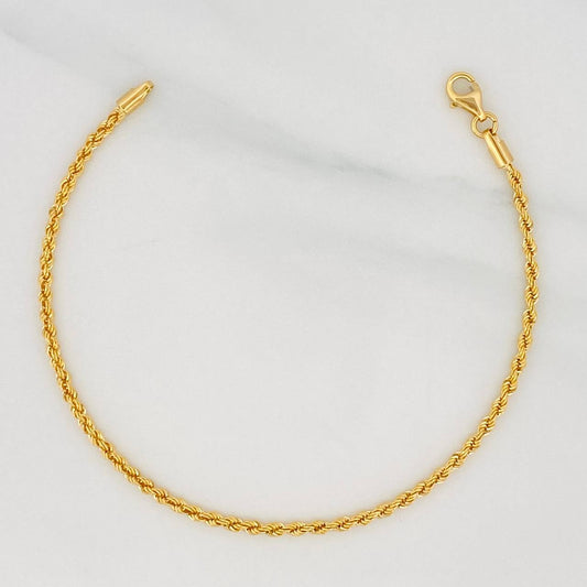 Pulso Lazo 1.7g / 18.5cm / 2.1mm Oro Amarillo 18K
