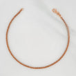 Pulso Franco 2g / 20cm / 1.85mm Dos Oros Blanco Rosa 18K