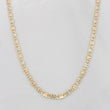 Cadena Escalera Plana Diamantada 3.75g / 60cm / 1.8mm Tres Oros 18K