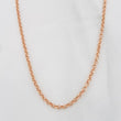 Cadena Rolo 2.5g / 60cm / 2.07mm Oro Rosa 18K