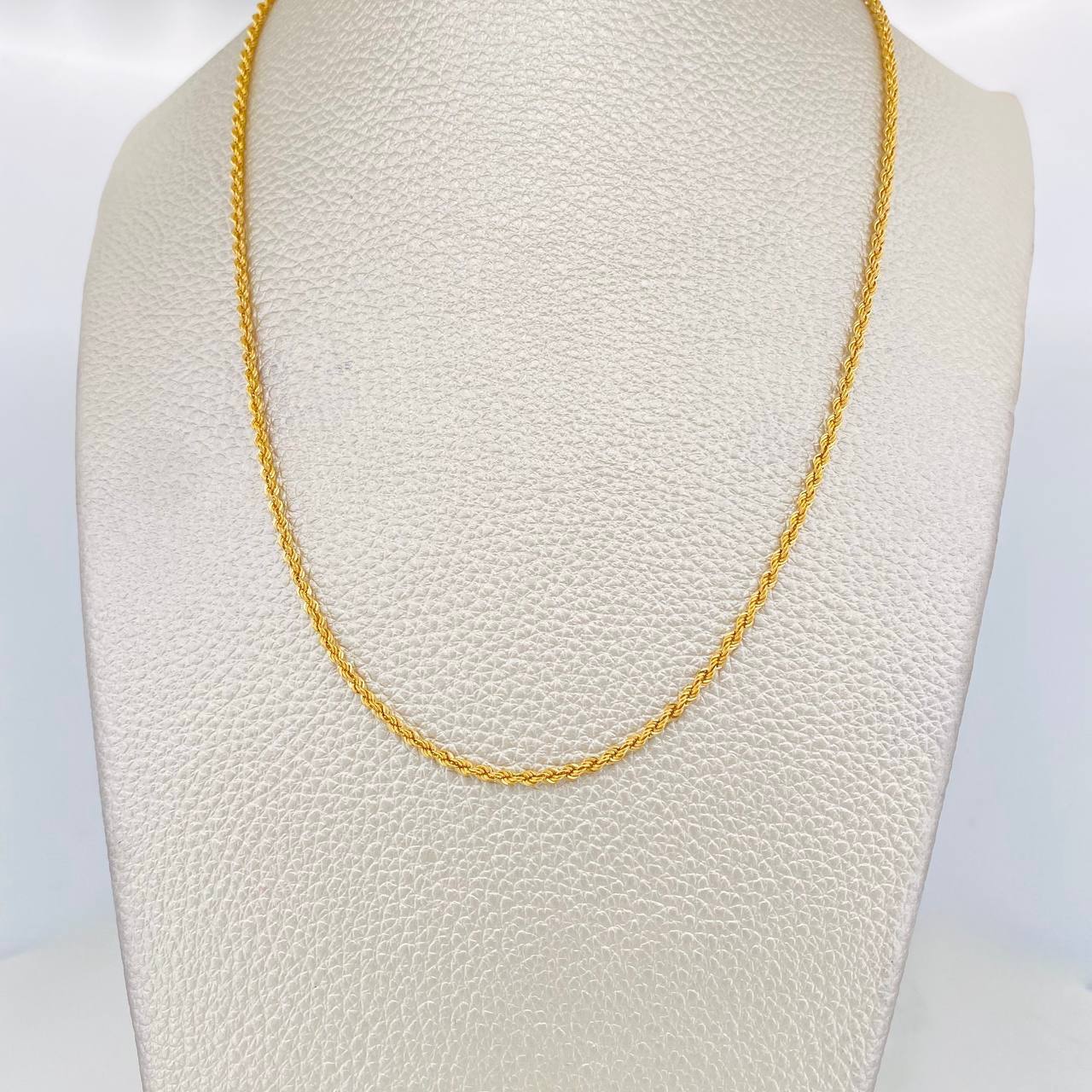 Cadena Lazo 2g / 50cm / 1.73mm Oro Amarillo 18K