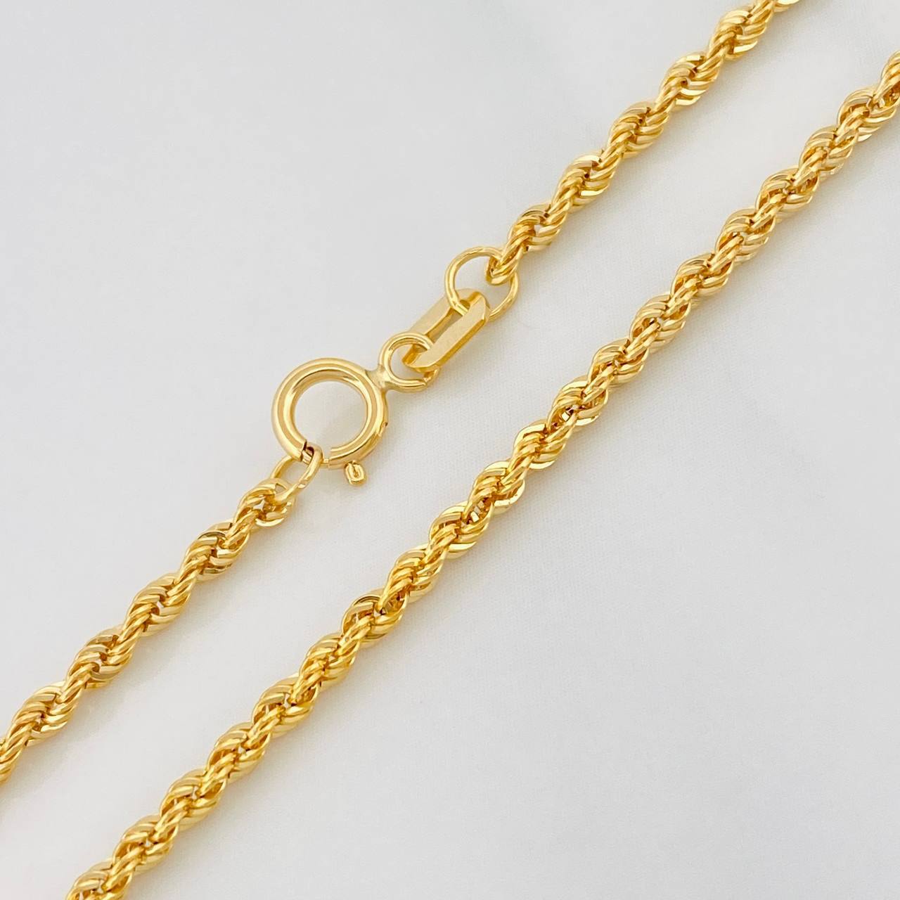 Cadena Lazo 2g / 50cm / 1.73mm Oro Amarillo 18K
