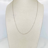 Cadena Veneciana 1.05g / 45cm / 0.48mm Oro Blanco 18K