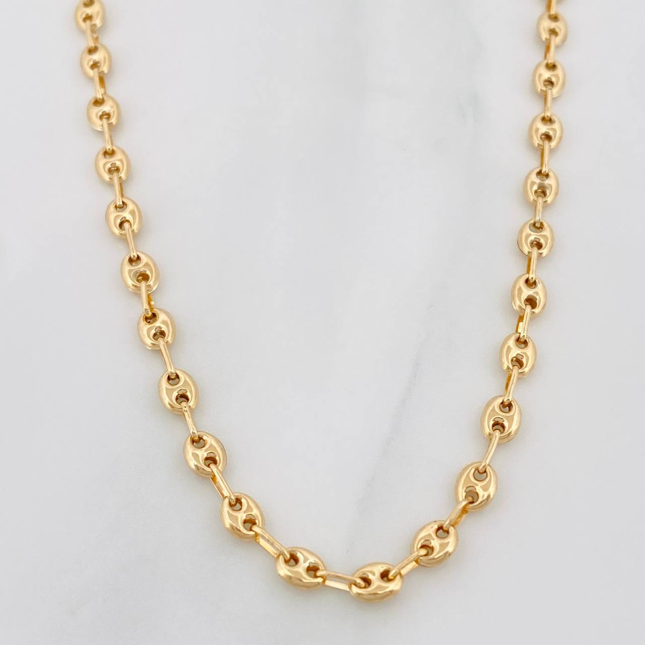 Cadena GC 6g / 50cm / 4.06mm Oro Amarillo 18K