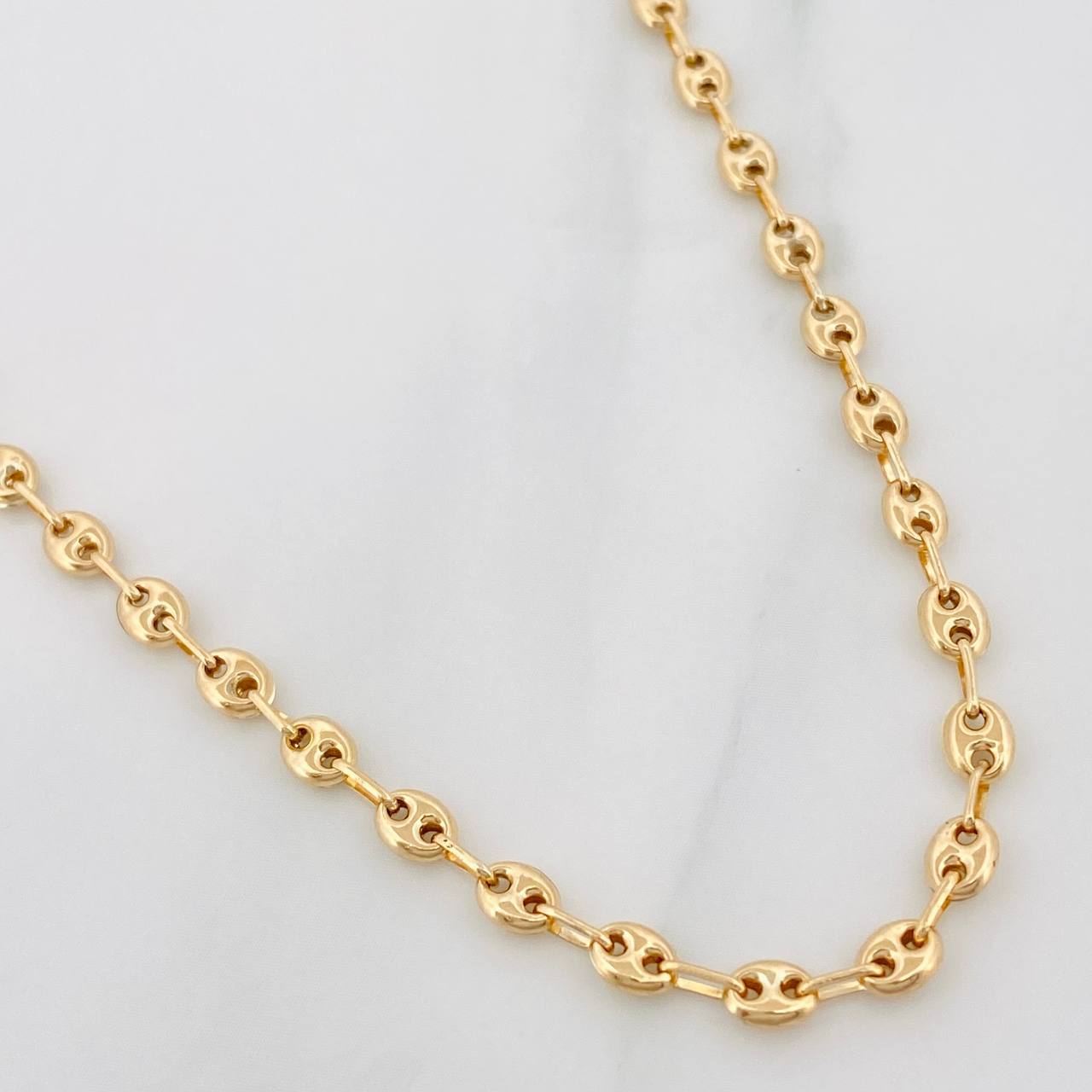 Cadena GC 6g / 50cm / 4.06mm Oro Amarillo 18K