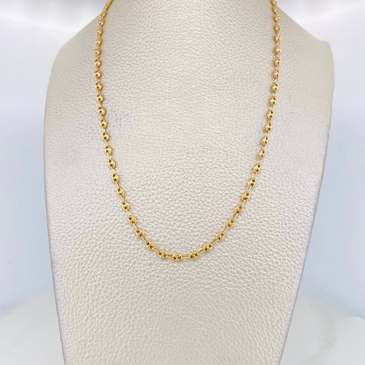 Cadena GC 6g / 50cm / 4.06mm Oro Amarillo 18K