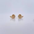 Topos Alas 0.85gr / Circones blancos Oro Amarillo 18K &