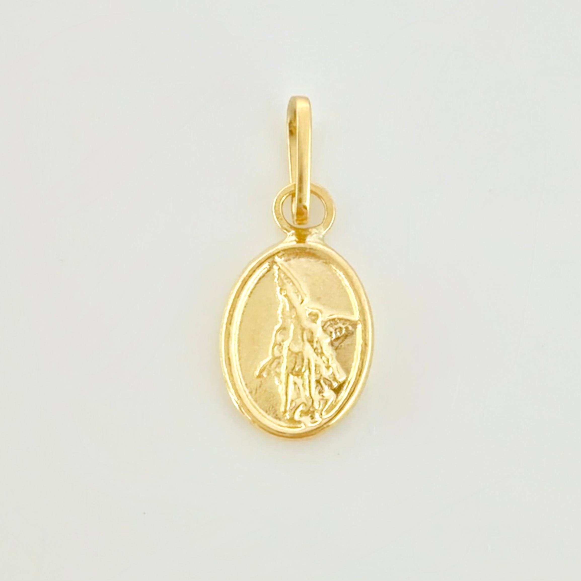 Dije San Miguel Arcangel 0.25gr / 1.5cm / Oro Amarillo 18K