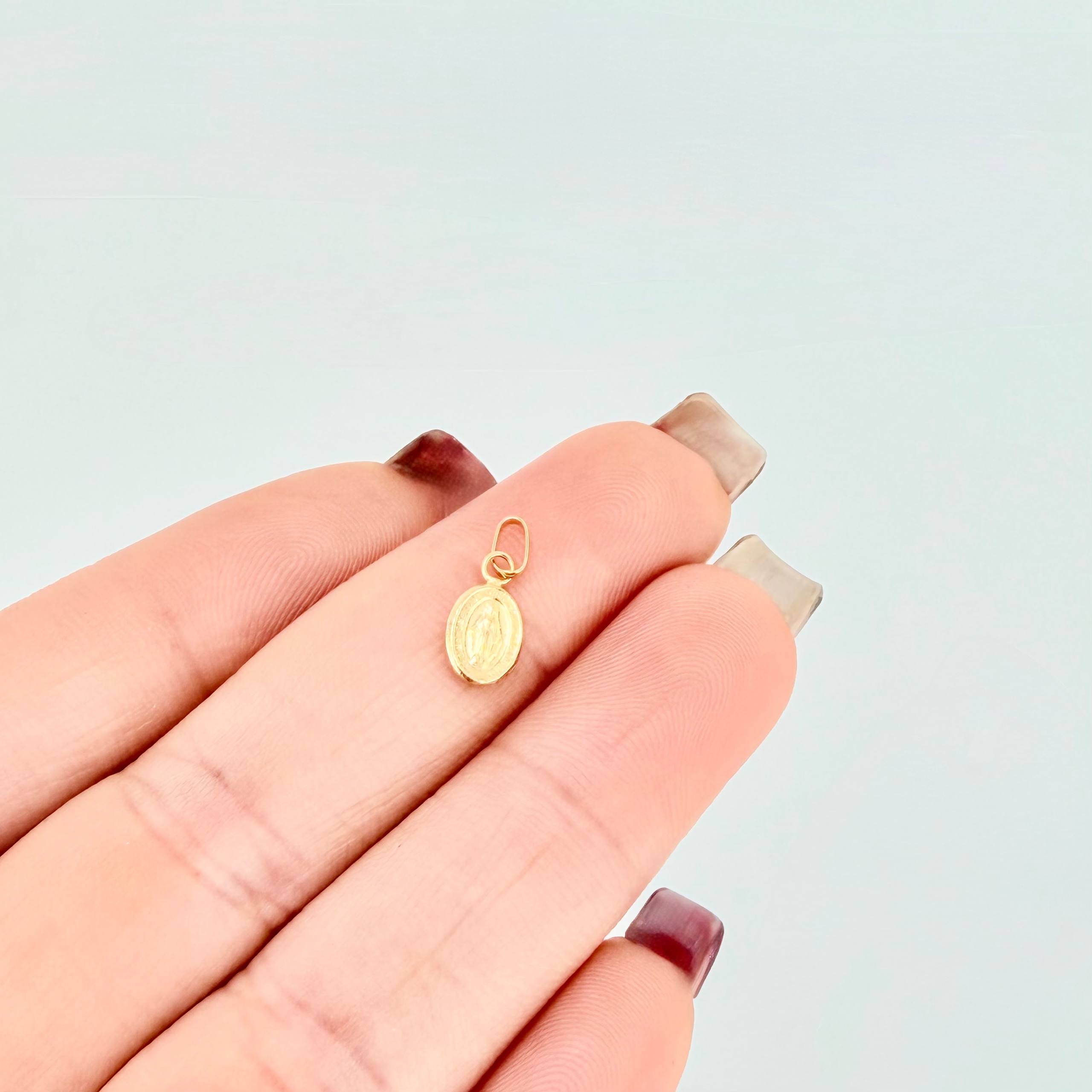 Dije Virgen Milagrosa 0.2gr / 1.5cm / Oro Amarillo 18K