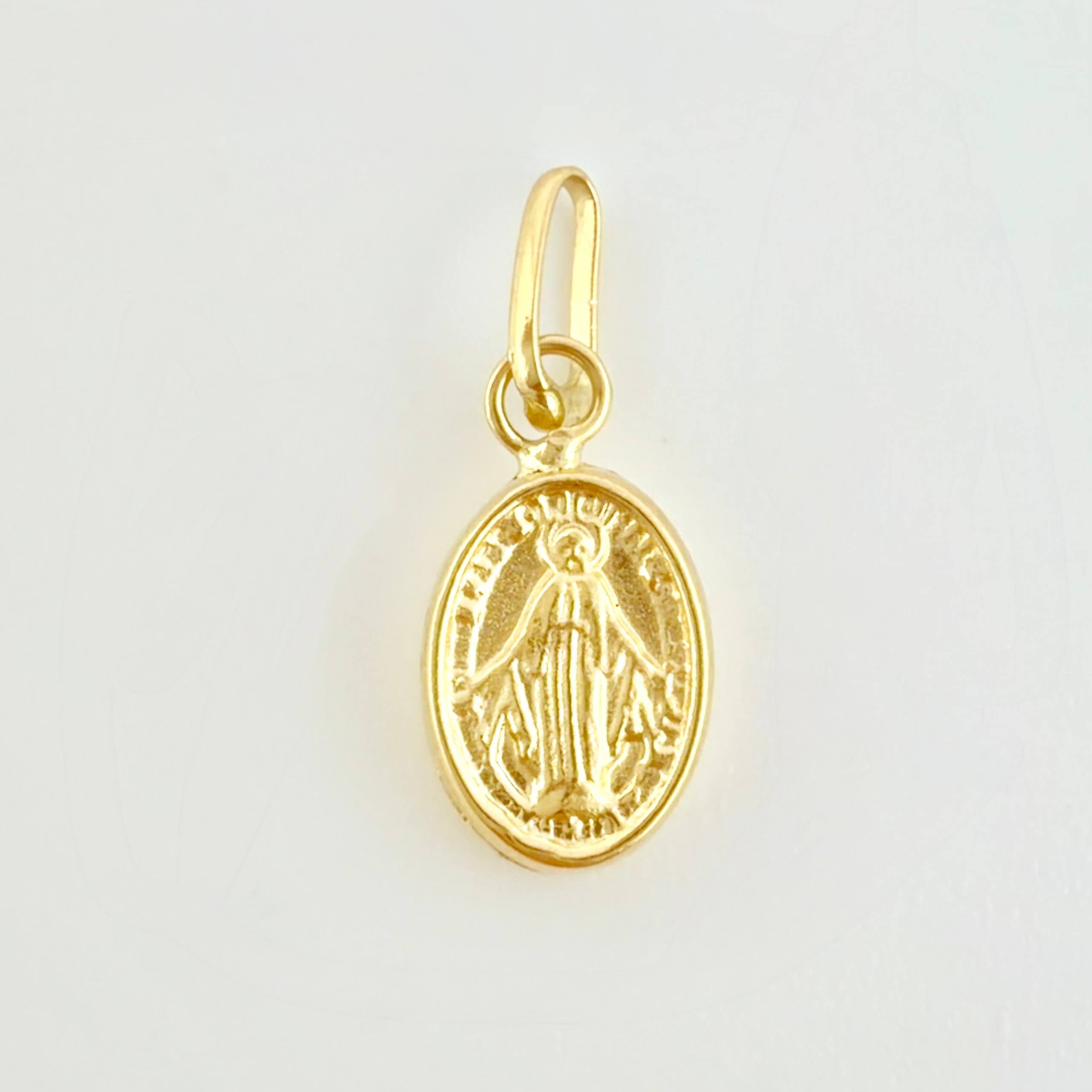Dije Virgen Milagrosa 0.3gr / 1.5cm / Oro Amarillo 18K