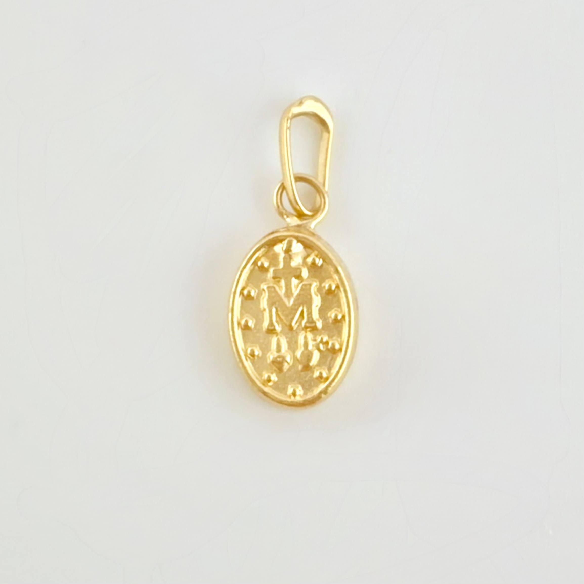 Dije Virgen Milagrosa 0.3gr / 1.5cm / Oro Amarillo 18K