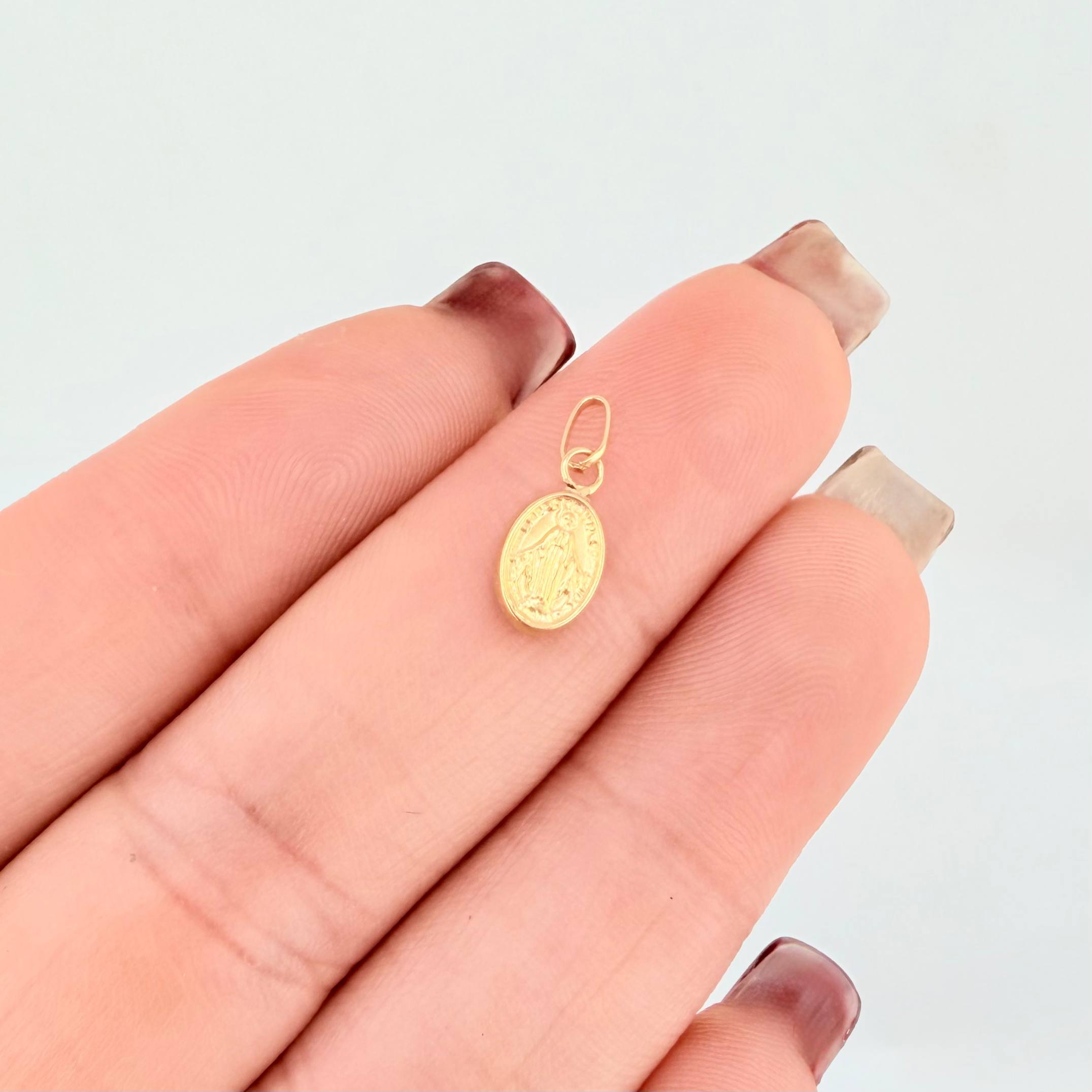 Dije Virgen Milagrosa 0.3gr / 1.5cm / Oro Amarillo 18K