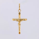 Dije Cruz Cristo 0.9gr / 3.5cm / Oro Amarillo 18K