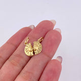 Dije Sol Pareja 1gr / 2cm / Oro Amarillo 18K