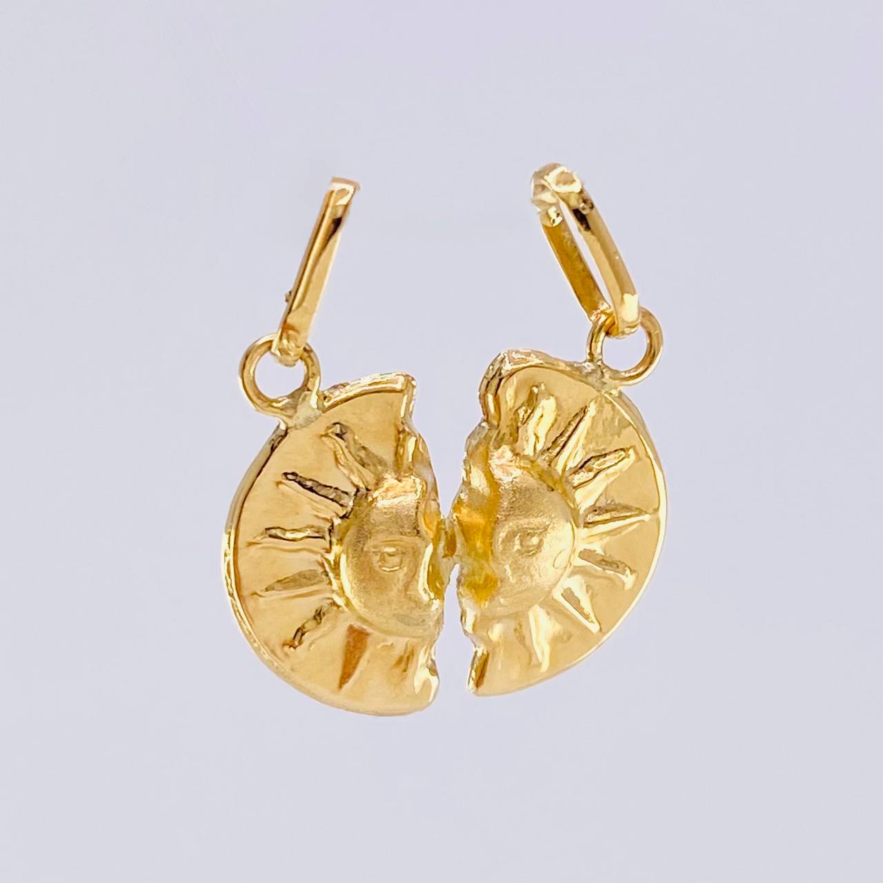 Dije Sol Pareja 1gr / 2cm / Oro Amarillo 18K