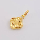 Dije Trebol Dorado 0.4gr / 1.5cm / Oro Amarillo 18K ©