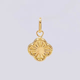 Dije Trebol Dorado 0.4gr / 1.5cm / Oro Amarillo 18K ©