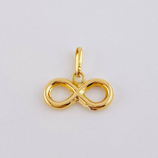 Dije Infinito 0.4gr / 1.1cm Troquelado Oro Amarillo