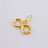 Dije Infinito 0.4gr / 1.1cm Troquelado Oro Amarillo