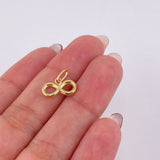Dije Infinito 0.4gr / 1.1cm Troquelado Oro Amarillo