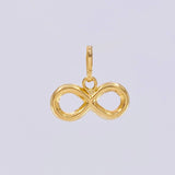 Dije Infinito 0.4gr / 1.1cm Troquelado Oro Amarillo