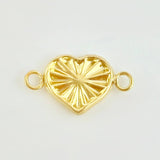 Herraje Corazón 0.5gr / 1.7cm / Oro Amarillo 18K ©