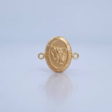 Herraje San Miguel Arcangel 1.15gr / 2cm / Troquelado Oro Amarillo 18K &