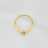 Anillo Solitario 1.3 g / T6 1/4 Oro Amarillo 18K