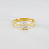 Anillo Solitario 2.35 g / T6 1/4 Oro Amarillo 18K
