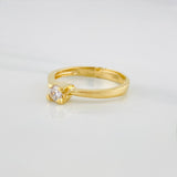 Anillo Solitario 2.35 g / T6 1/4 Oro Amarillo 18K