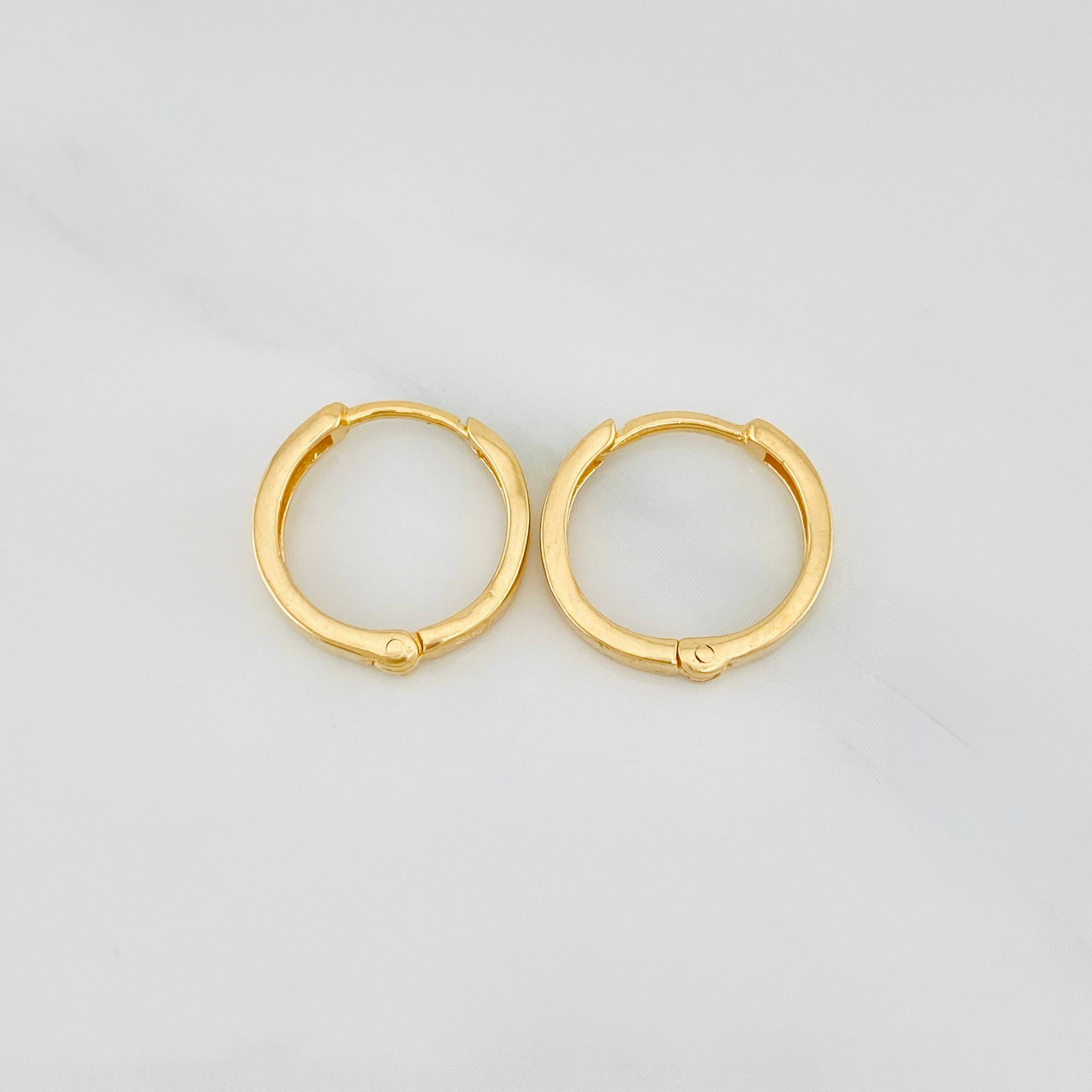 Candongas Kona 1.65 g / 1.4 cm Oro Amarillo 18K