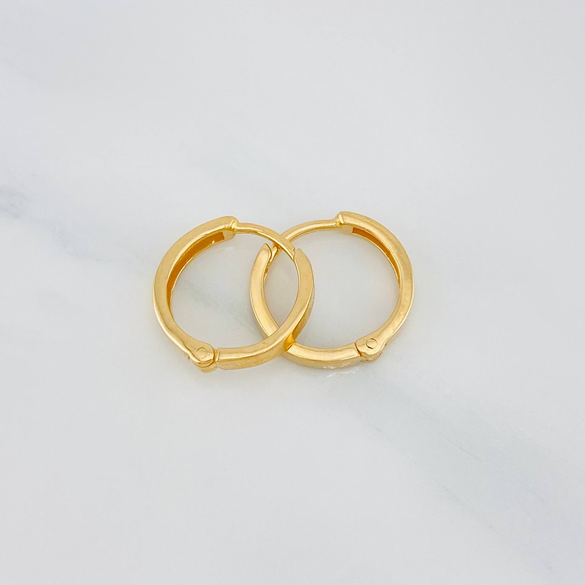 Candongas Kona 1.65 g / 1.4 cm Oro Amarillo 18K