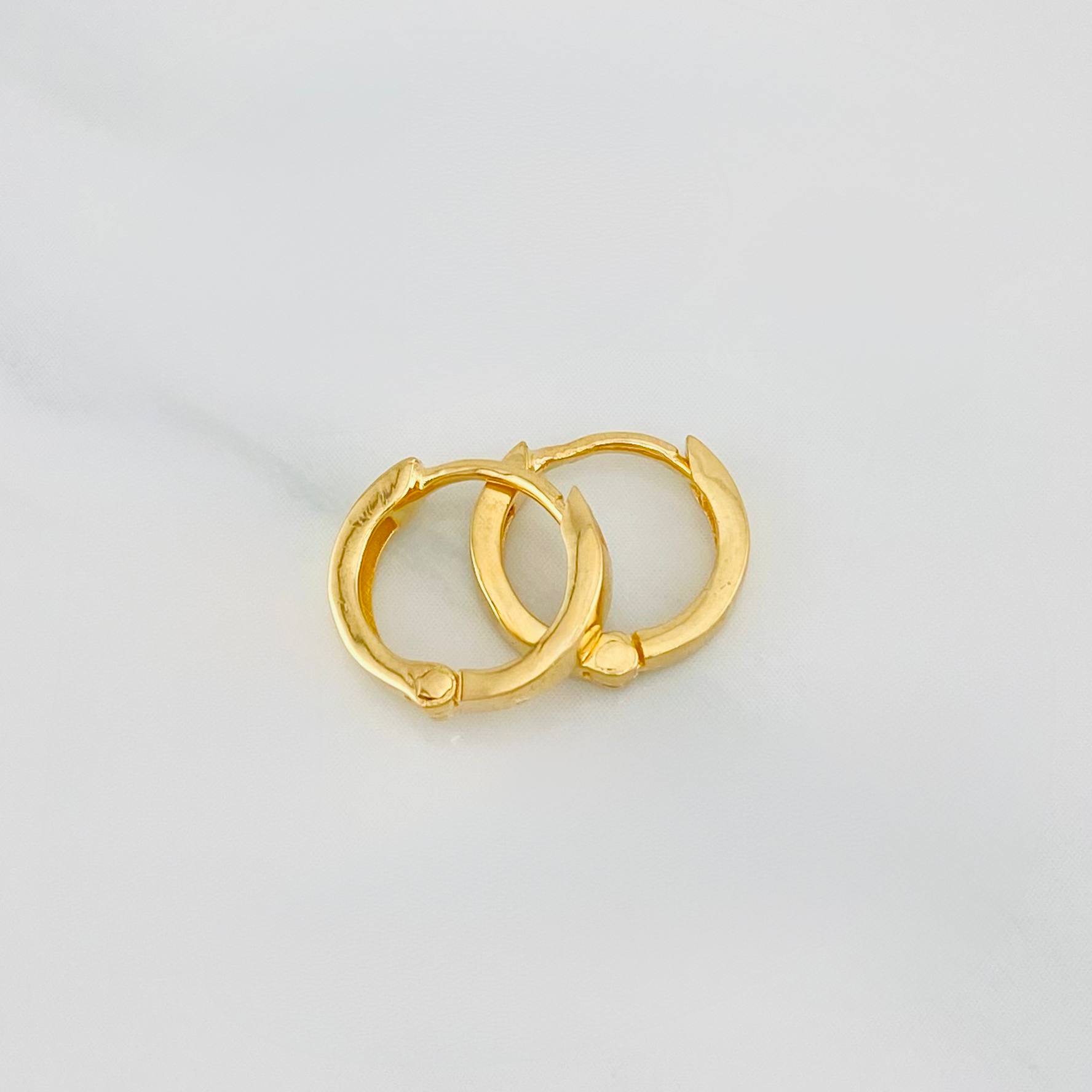 Candongas Kona 1.2 g / 1 cm Oro Amarillo 18K