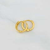 Candongas Kona 1.2 g / 1 cm Oro Amarillo 18K