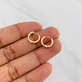 Candongas Kona 1.2 g / 1 cm Oro Amarillo 18K