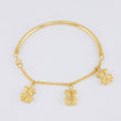 Pulso Charms Diamantados 3.85g / 13.8cm / 2.75mm Oro Amarillo 18K