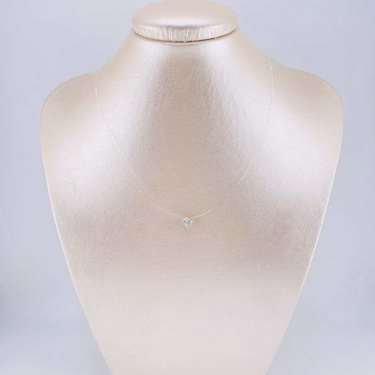 Cadena Choker Chispa Circón 0.8g / 45cm / 5mm Oro Amarillo 18K