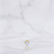 Cadena Choker Chispa Circón 0.8g / 45cm / 5mm Oro Amarillo 18K