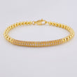 Pulso Aro Riel Tupido 10 g / 17.2 cm / 4 mm Oro Amarillo 18K
