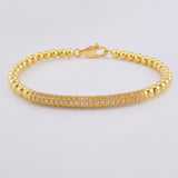 Pulso Aro Riel Tupido 10 g / 17.2 cm / 4 mm Oro Amarillo 18K